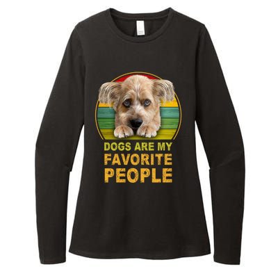 Terrier Mix Dogs Are My Favorite People Great Gift Great Gift Womens CVC Long Sleeve Shirt