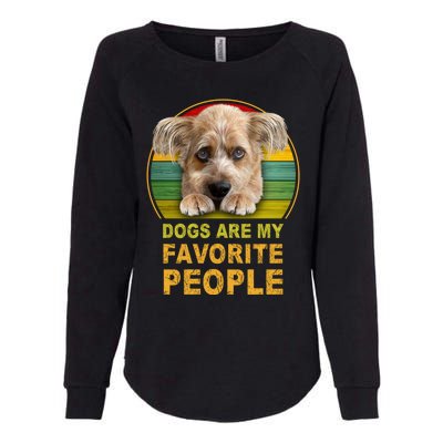 Terrier Mix Dogs Are My Favorite People Great Gift Great Gift Womens California Wash Sweatshirt