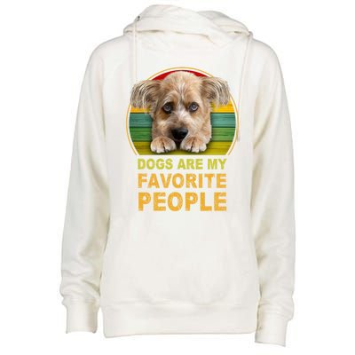 Terrier Mix Dogs Are My Favorite People Great Gift Great Gift Womens Funnel Neck Pullover Hood