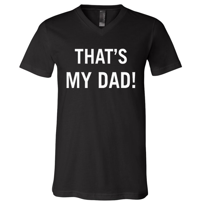 That’S My Dad That’S Our Dad Tim Walz Vp Gus Walz V-Neck T-Shirt