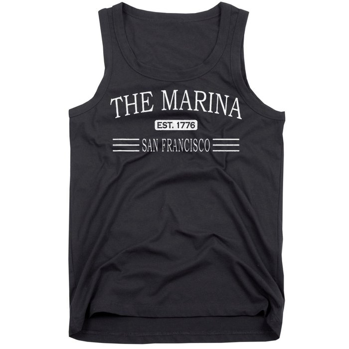 The Marina District Sf Marina San Francisco Tank Top