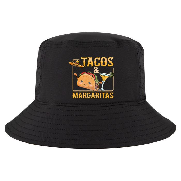 Tacos & Margaritas Design for a Taco Lover Cool Comfort Performance Bucket Hat