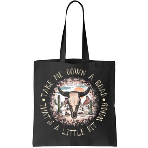 Take Me Down A Road Thats A Little Bit Windy Western Deserts Tote Bag