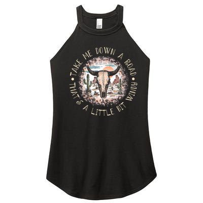 Take Me Down A Road Thats A Little Bit Windy Western Deserts Women’s Perfect Tri Rocker Tank