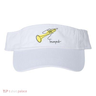 Trumpet Musician Design One Line Trumpet Visor