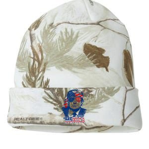 Trump Merica Donald Trump Funny 4th Of July Pro Trump Kati Licensed 12" Camo Beanie