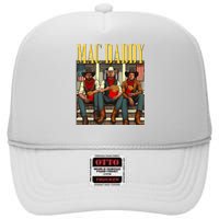 Trump Mc Daddy Trump 2024 Trump Vance Elon Support Trump High Crown Mesh Back Trucker Hat