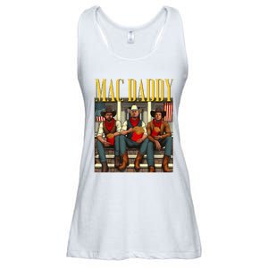 Trump Mc Daddy Trump 2024 Trump Vance Elon Support Trump Ladies Essential Flowy Tank