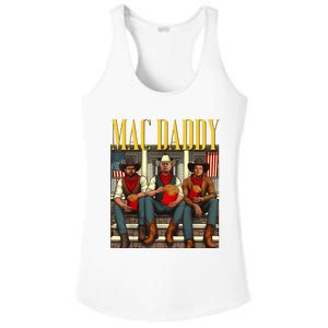 Trump Mc Daddy Trump 2024 Trump Vance Elon Support Trump Ladies PosiCharge Competitor Racerback Tank