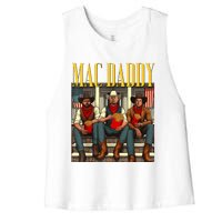 Trump Mc Daddy Trump 2024 Trump Vance Elon Support Trump Women's Racerback Cropped Tank