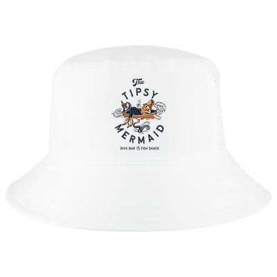Tipsy Mermaid Dive Bar Cute Retro Pinup Cool Comfort Performance Bucket Hat