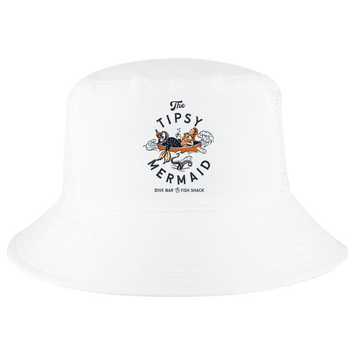 Tipsy Mermaid Dive Bar Cute Retro Pinup Cool Comfort Performance Bucket Hat