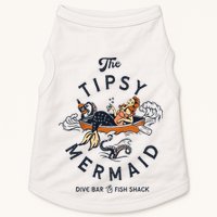 Tipsy Mermaid Dive Bar Cute Retro Pinup Doggie Tank