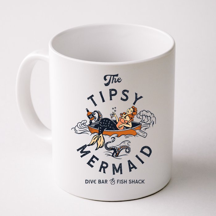 Tipsy Mermaid Dive Bar Cute Retro Pinup Mug