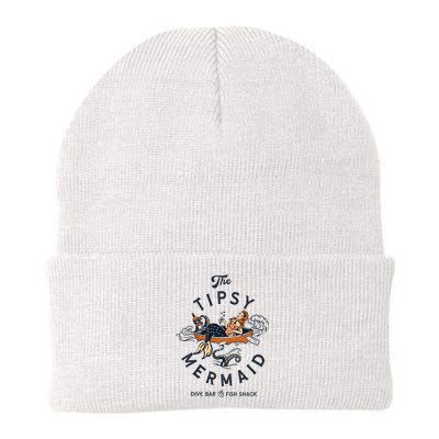 Tipsy Mermaid Dive Bar Cute Retro Pinup Beanie