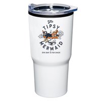 Tipsy Mermaid Dive Bar Cute Retro Pinup Tumbler