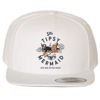 Tipsy Mermaid Dive Bar Cute Retro Pinup Wool Snapback Cap