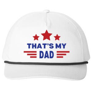 Thats My Dad Thats Our Dad Gus Walz Snapback Five-Panel Rope Hat