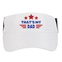 Thats My Dad Thats Our Dad Gus Walz Adult Drive Performance Visor