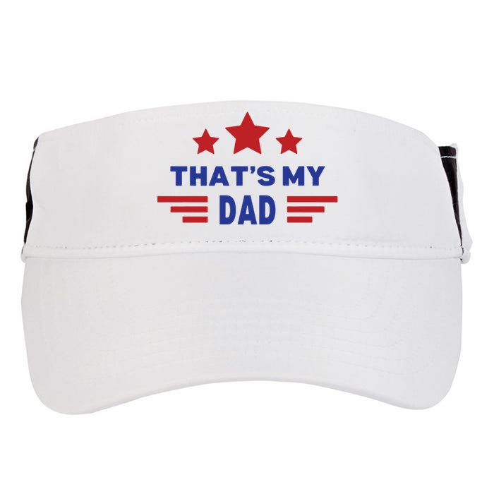 Thats My Dad Thats Our Dad Gus Walz Adult Drive Performance Visor