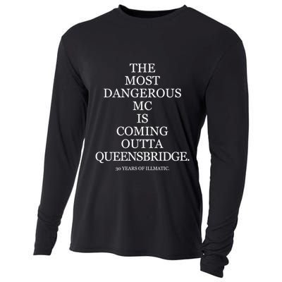 The Most Dangerous Mc Is Coming Outta Queensbridge 30 Years Of Illmatic Cooling Performance Long Sleeve Crew