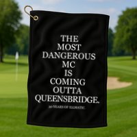 The Most Dangerous Mc Is Coming Outta Queensbridge 30 Years Of Illmatic Golf Towel