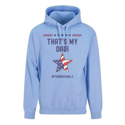 ThatS My Dad Team Harris Walz Unisex Surf Hoodie