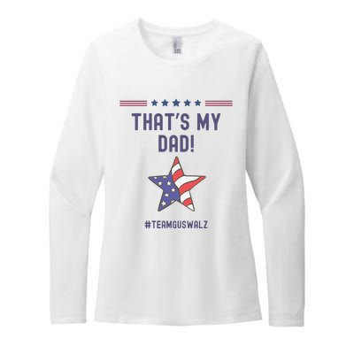 ThatS My Dad Team Harris Walz Womens CVC Long Sleeve Shirt