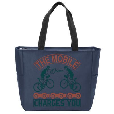 The Mobile Device Charges You Zip Tote Bag