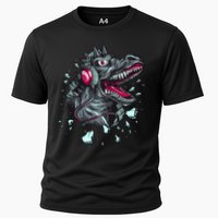Trex Monster DJ Headphone Breakthrough Cooling Performance Crew T-Shirt