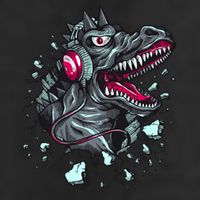 Trex Monster DJ Headphone Breakthrough Adult Drive Performance Visor