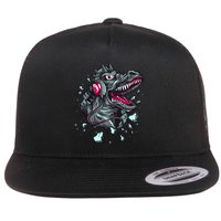 Trex Monster DJ Headphone Breakthrough Flatbill Hat