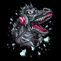 Trex Monster DJ Headphone Breakthrough Flatbill Hat