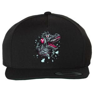 Trex Monster DJ Headphone Breakthrough Wool Snapback Cap