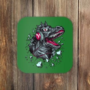 Trex Monster DJ Headphone Breakthrough Coaster