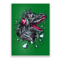 Trex Monster DJ Headphone Breakthrough Poster