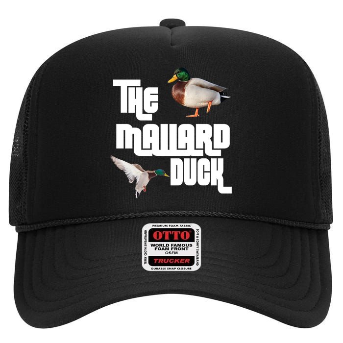 The Mallard Duck High Crown Mesh Back Trucker Hat