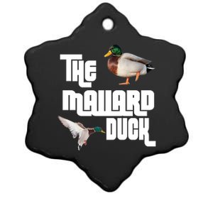 The Mallard Duck Ceramic Star Ornament