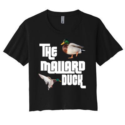 The Mallard Duck Women's Crop Top Tee