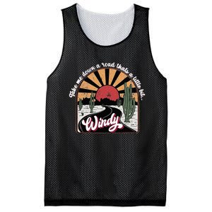 Take Me Down A Road ThatS A Little Bit Windy Mesh Reversible Basketball Jersey Tank