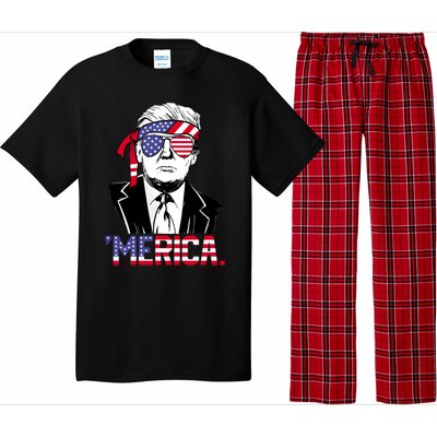 Trump Merica Donald Trump Meaningful Gift Pajama Set