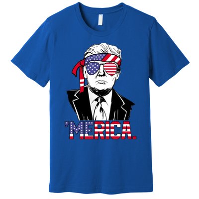 Trump Merica Donald Trump Meaningful Gift Premium T-Shirt