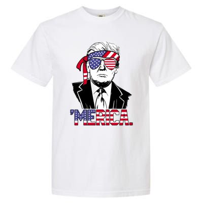 Trump Merica Donald Trump Meaningful Gift Garment-Dyed Heavyweight T-Shirt