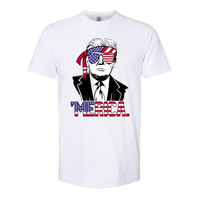 Trump Merica Donald Trump Meaningful Gift Softstyle CVC T-Shirt