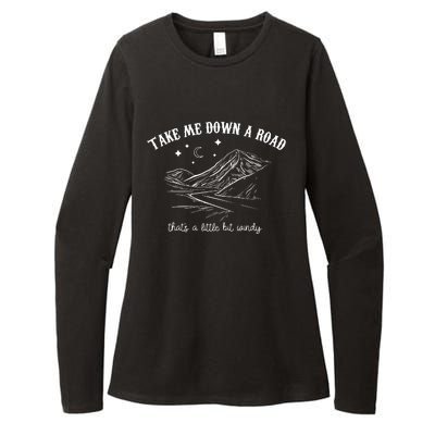 Take Me Down A Road ThatS A Little Bit Windy Womens CVC Long Sleeve Shirt