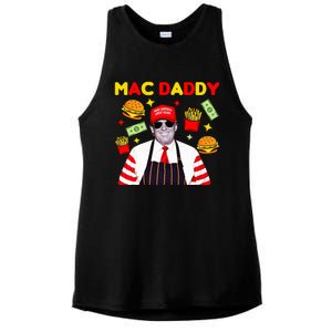 Trump Mac Daddy Funny Trump 2024 Ladies PosiCharge Tri-Blend Wicking Tank