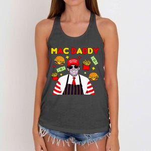 Trump Mac Daddy Funny Trump 2024 Women's Knotted Racerback Tank