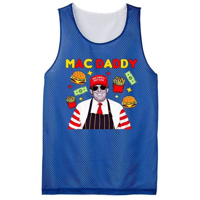 Trump Mac Daddy Funny Trump 2024 Mesh Reversible Basketball Jersey Tank