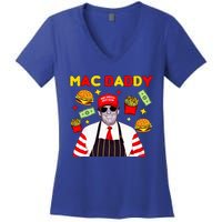 Trump Mac Daddy Funny Trump 2024 Women's V-Neck T-Shirt