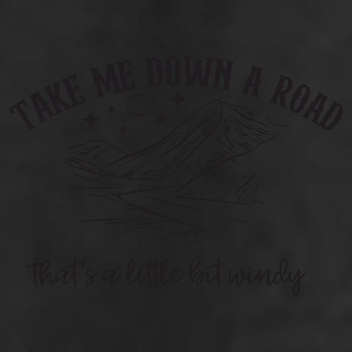 Take Me Down A Road 7 Panel Mesh Trucker Snapback Hat